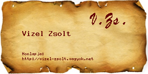Vizel Zsolt névjegykártya